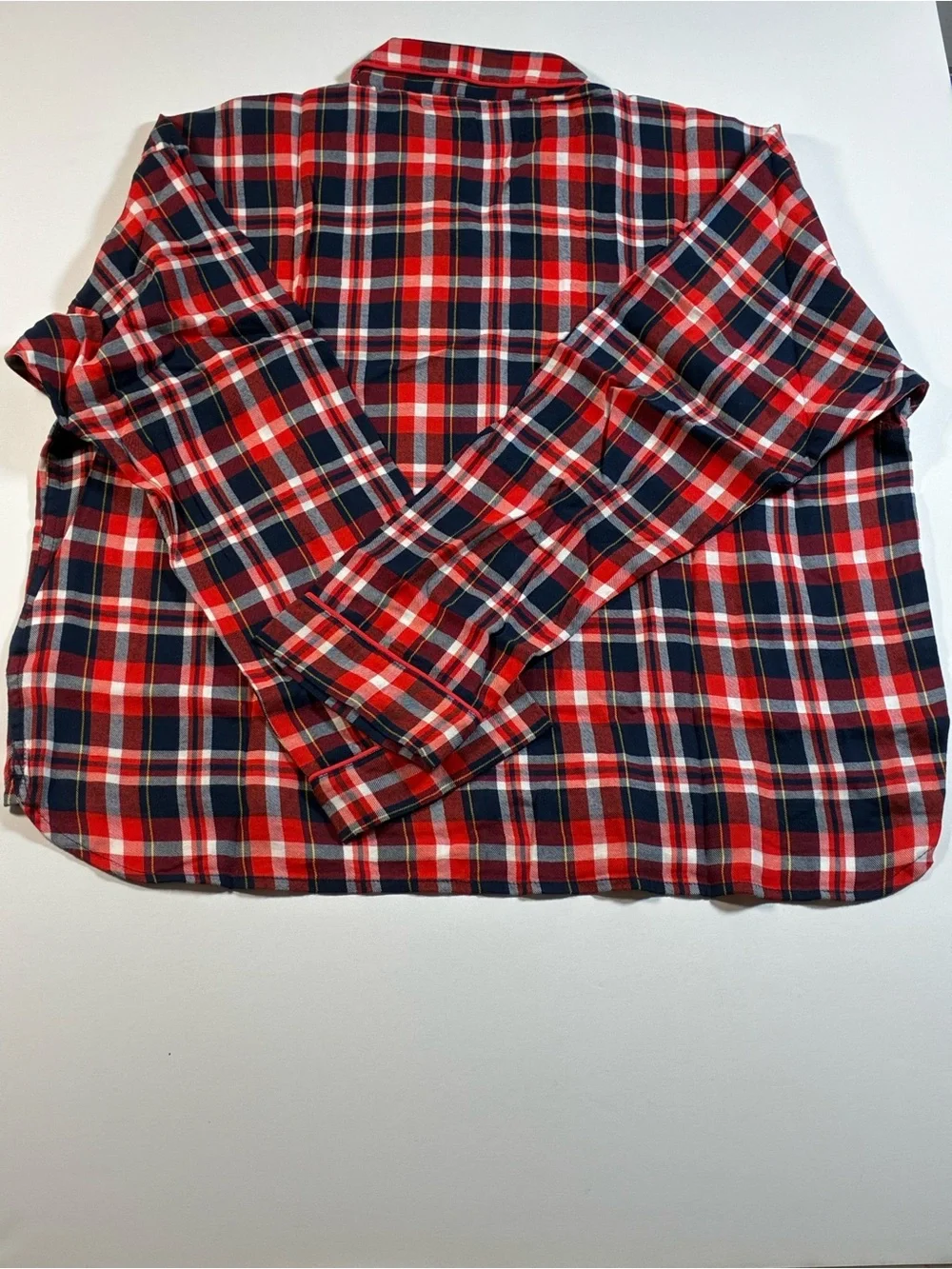 J. Crew Chestnut Navy & Red Plaid Pajama Top(only)